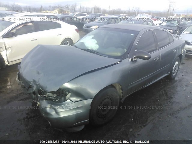 1G2NE52F84C102399 - 2004 PONTIAC GRAND AM SE GRAY photo 2