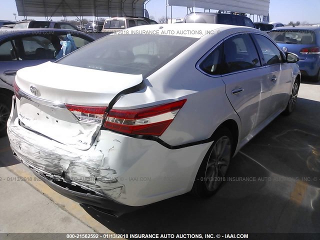 4T1BK1EB3EU110278 - 2014 TOYOTA AVALON PREMIUM/TOURING/LIMITED WHITE photo 4