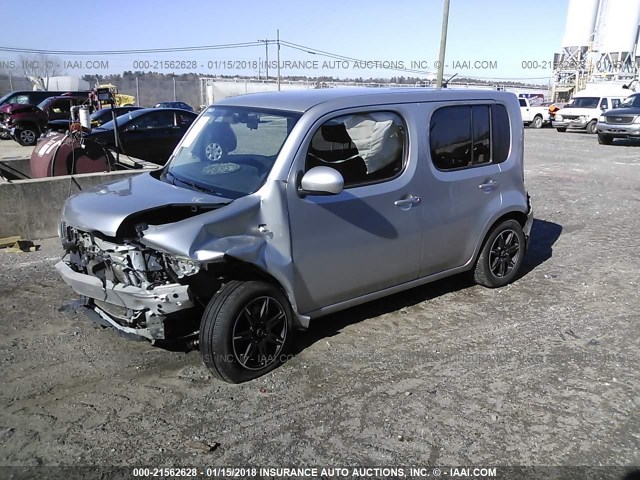 JN8AZ2KRXAT156911 - 2010 NISSAN CUBE S/SL/KROM SILVER photo 2