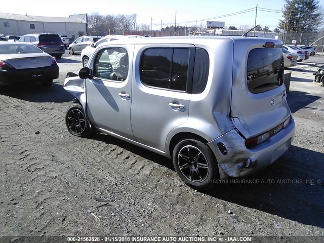 JN8AZ2KRXAT156911 - 2010 NISSAN CUBE S/SL/KROM SILVER photo 3