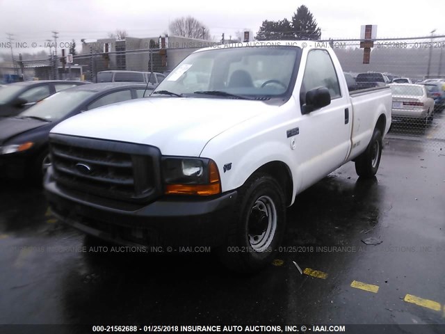 1FTNF20L3XED24647 - 1999 FORD F250 SUPER DUTY WHITE photo 2