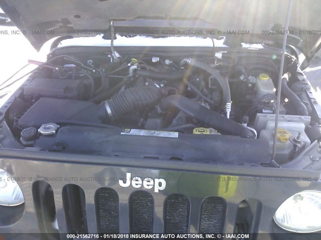 1J4FA54198L581865 - 2008 JEEP WRANGLER SAHARA BLACK photo 10