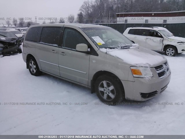 2D8HN54P18R147083 - 2008 DODGE GRAND CARAVAN SXT GOLD photo 1