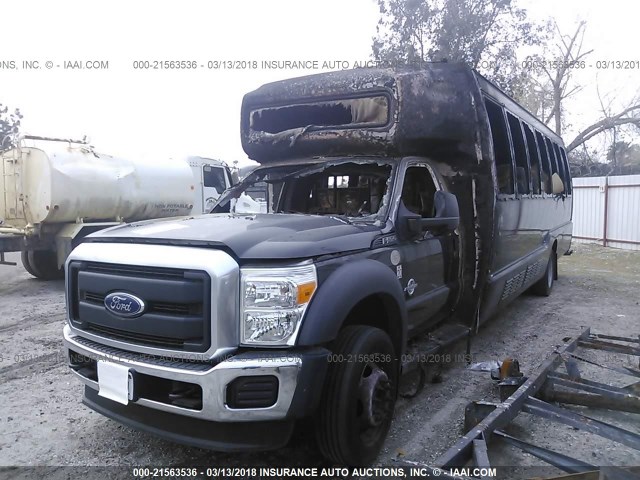 1FDAF5GT9FEB26686 - 2015 ELDORADO BUS  (F550)  BLACK photo 2