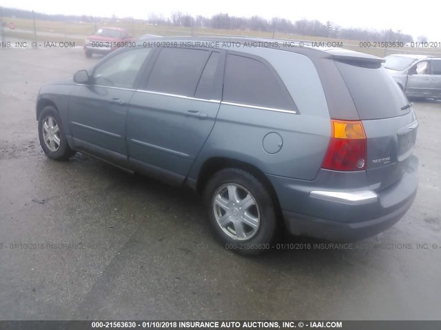 2C4GM68405R553631 - 2005 CHRYSLER PACIFICA TOURING BLUE photo 3