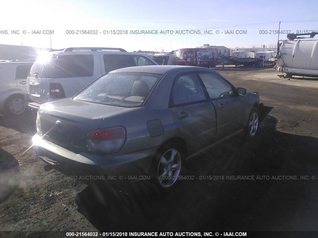 JF1GD67696H523470 - 2006 SUBARU IMPREZA 2.5I SILVER photo 4