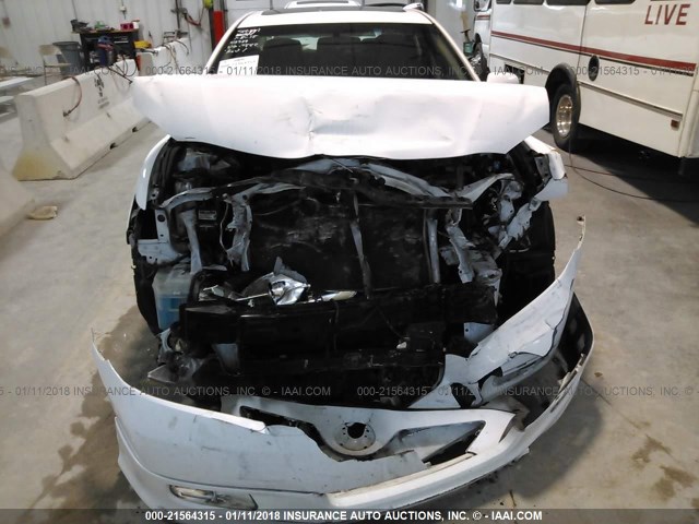 4T1BE46K09U840842 - 2009 TOYOTA CAMRY SE/LE/XLE WHITE photo 6