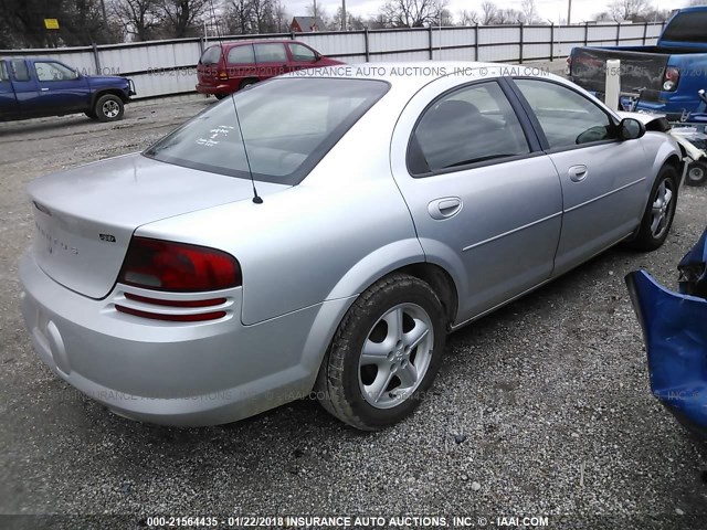 1B3EL46X75N517249 - 2005 DODGE STRATUS SXT GRAY photo 4