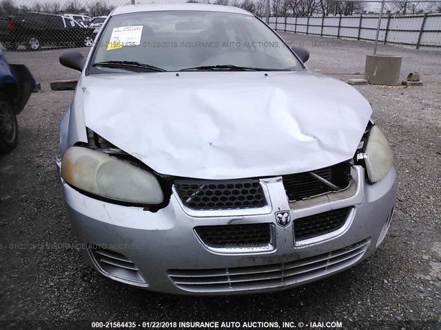 1B3EL46X75N517249 - 2005 DODGE STRATUS SXT GRAY photo 6