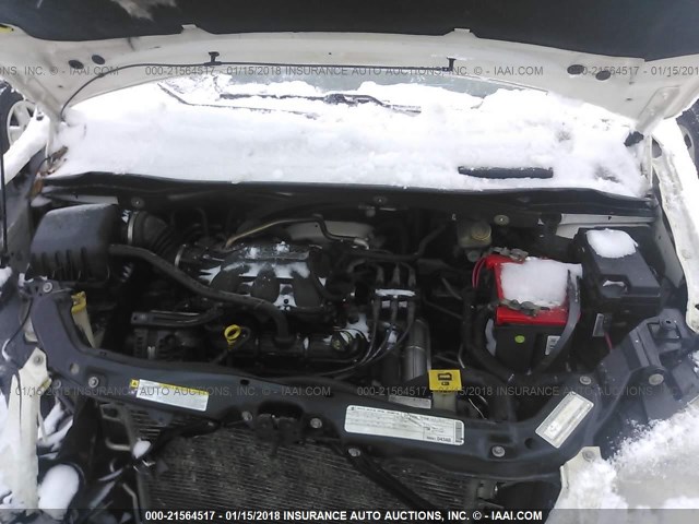 2A4RR5D12AR278994 - 2010 CHRYSLER TOWN & COUNTRY TOURING WHITE photo 10