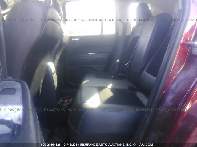 1C4NJDEB9GD573258 - 2016 JEEP COMPASS LATITUDE 红色 照片 8