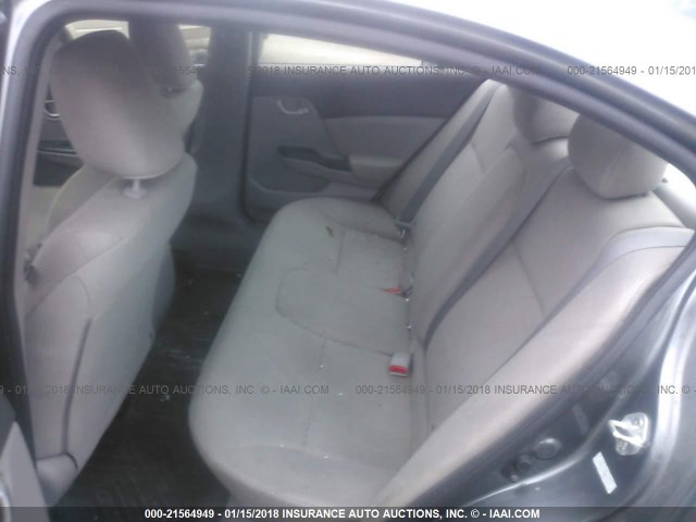 2HGFB2F64CH317678 - 2012 HONDA CIVIC HF GRAY photo 8