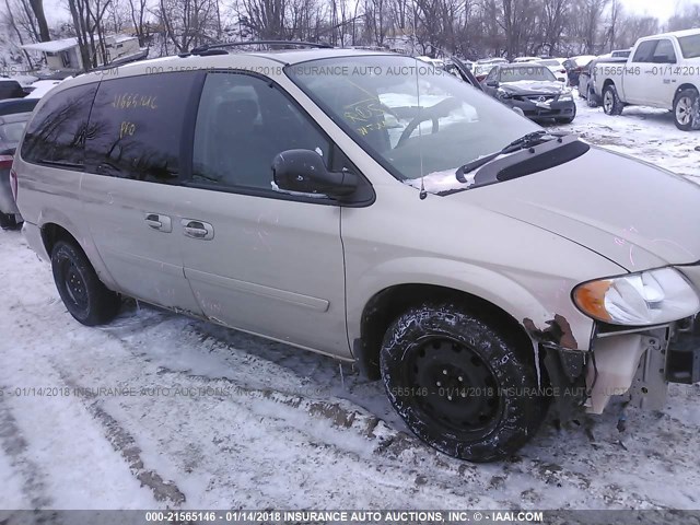 2D4GP44L94R574570 - 2004 DODGE GRAND CARAVAN SXT TAN photo 1