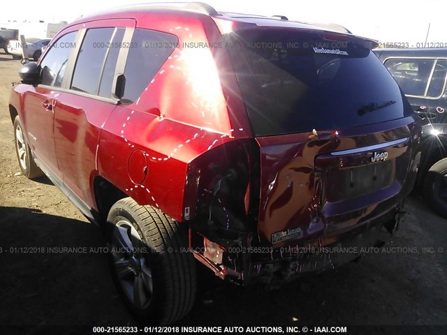 1C4NJCBA8ED562870 - 2014 JEEP COMPASS SPORT RED photo 6