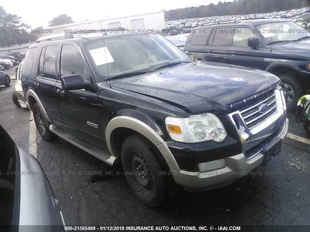 1FMEU64E96ZA27717 - 2006 FORD EXPLORER EDDIE BAUER BLACK photo 1