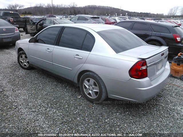 1G1ZT54835F134087 - 2005 CHEVROLET MALIBU LS ვერცხლისფერი ფოტო 3