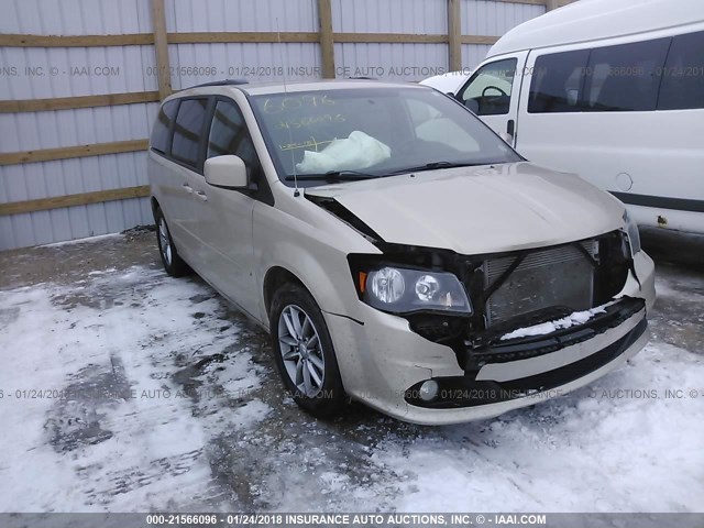 2C4RDGEG8ER431192 - 2014 DODGE GRAND CARAVAN R/T TAN photo 1