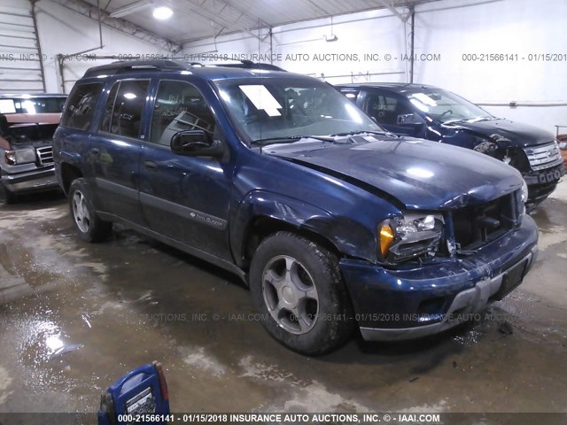 1GNET16S746219642 - 2004 CHEVROLET TRAILBLAZER EXT LS/EXT LT BLUE photo 1