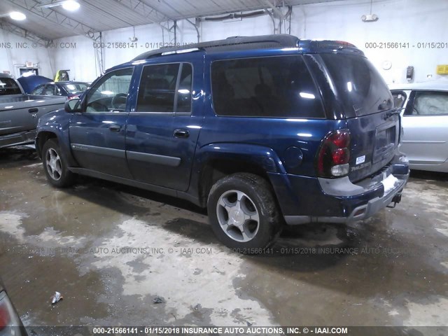 1GNET16S746219642 - 2004 CHEVROLET TRAILBLAZER EXT LS/EXT LT BLUE photo 3