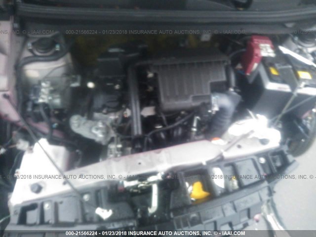 ML32F3FJ2HH000798 - 2017 MITSUBISHI MIRAGE G4 ES წითელი ფოტო 10