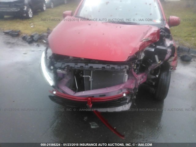 ML32F3FJ2HH000798 - 2017 MITSUBISHI MIRAGE G4 ES წითელი ფოტო 6