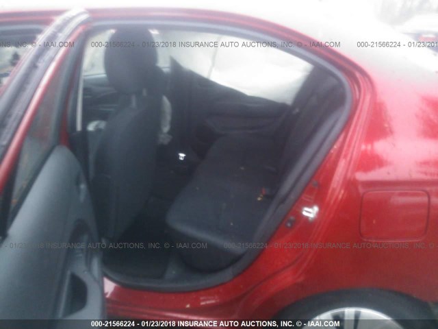 ML32F3FJ2HH000798 - 2017 MITSUBISHI MIRAGE G4 ES წითელი ფოტო 8