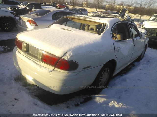 1G4HP54K424122326 - 2002 BUICK LESABRE CUSTOM WHITE photo 4