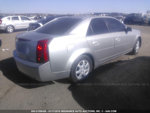 1G6DP567050127341 - 2005 CADILLAC CTS HI FEATURE V6 GRAY photo 4