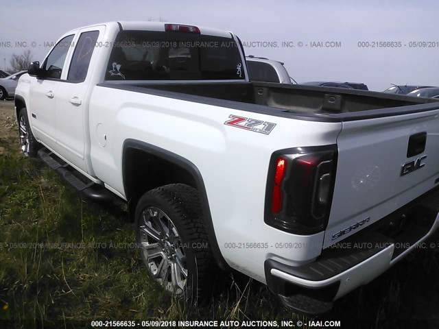 1GTV2NECXHZ152245 - 2017 GMC SIERRA K1500 SLT WHITE photo 3