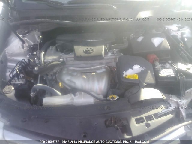 4T1BF1FK8CU008183 - 2012 TOYOTA CAMRY SE/LE/XLE SILVER photo 10