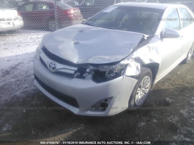 4T1BF1FK8CU008183 - 2012 TOYOTA CAMRY SE/LE/XLE SILVER photo 6