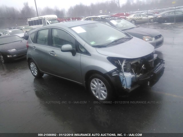 3N1CE2CPXEL396681 - 2014 NISSAN VERSA NOTE S/S PLUS/SV/SL SILVER photo 1