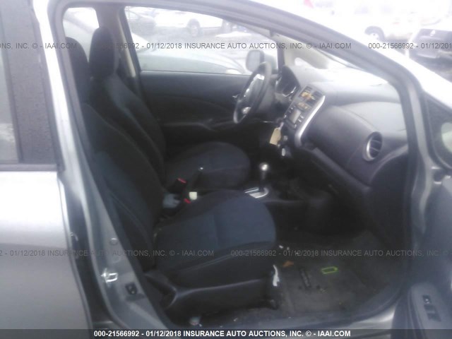 3N1CE2CPXEL396681 - 2014 NISSAN VERSA NOTE S/S PLUS/SV/SL SILVER photo 5