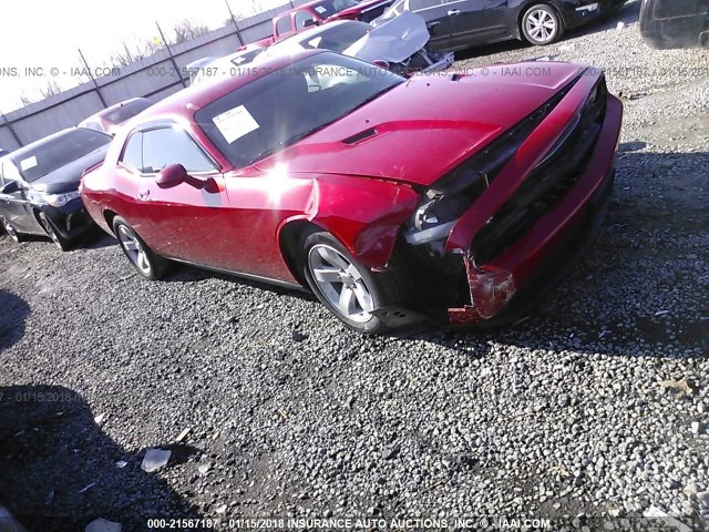 2C3CDYAG2CH153740 - 2012 DODGE CHALLENGER SXT RED photo 1