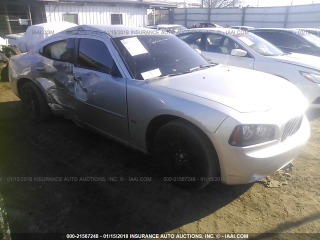 2B3CA3CV8AH275035 - 2010 DODGE CHARGER SXT SILVER photo 1