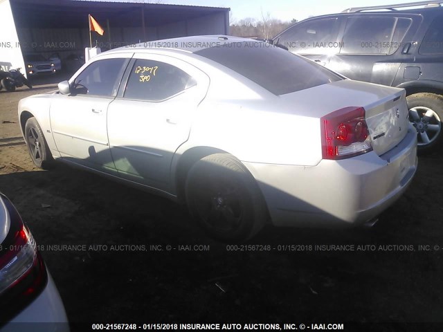 2B3CA3CV8AH275035 - 2010 DODGE CHARGER SXT SILVER photo 3