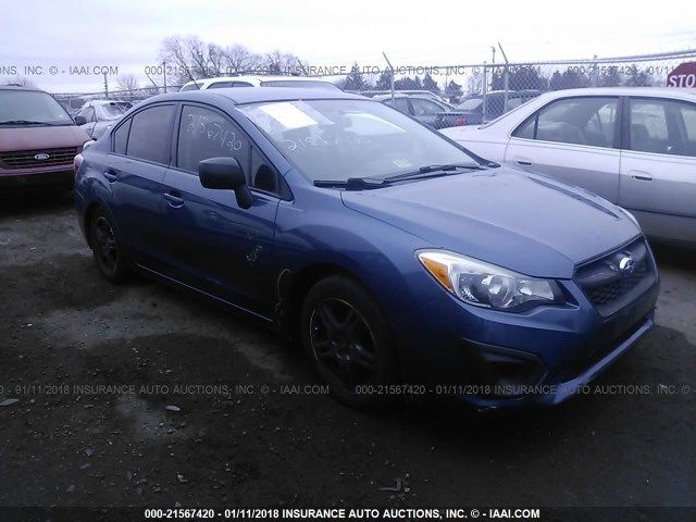 JF1GJAA66DG021393 - 2013 SUBARU IMPREZA BLUE photo 1