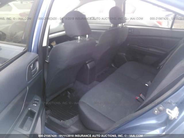 JF1GJAA66DG021393 - 2013 SUBARU IMPREZA BLUE photo 8