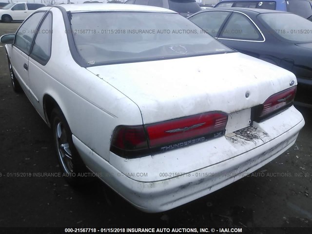 1FALP62W3RH152243 - 1994 FORD THUNDERBIRD LX WHITE photo 3