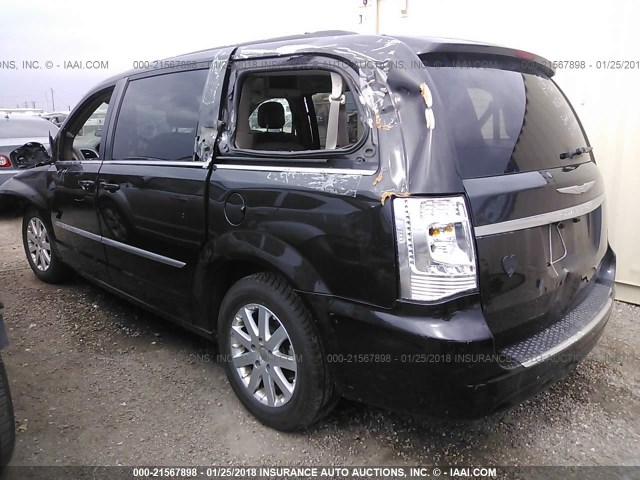 2C4RC1BG5ER364975 - 2014 CHRYSLER TOWN & COUNTRY TOURING BLACK photo 3