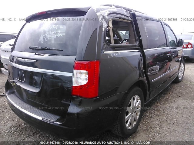 2C4RC1BG5ER364975 - 2014 CHRYSLER TOWN & COUNTRY TOURING BLACK photo 4