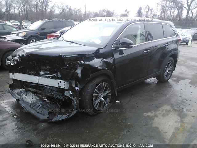 5TDBZRFHXJS805521 - 2018 TOYOTA HIGHLANDER LE/LE PLUS BLACK photo 2