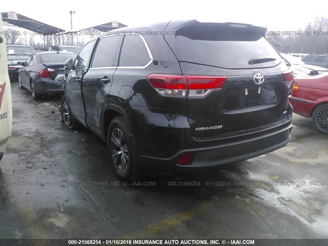 5TDBZRFHXJS805521 - 2018 TOYOTA HIGHLANDER LE/LE PLUS BLACK photo 3