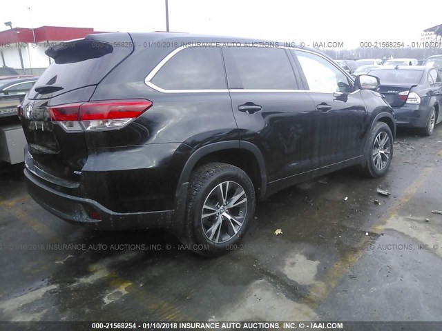 5TDBZRFHXJS805521 - 2018 TOYOTA HIGHLANDER LE/LE PLUS BLACK photo 4
