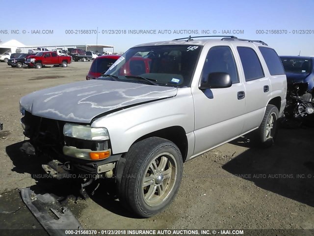 1GNEC13T06J114471 - 2006 CHEVROLET TAHOE C1500 SILVER photo 2