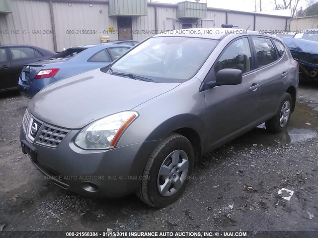 JN8AS58V09W164665 - 2009 NISSAN ROGUE S/SL GRAY photo 2