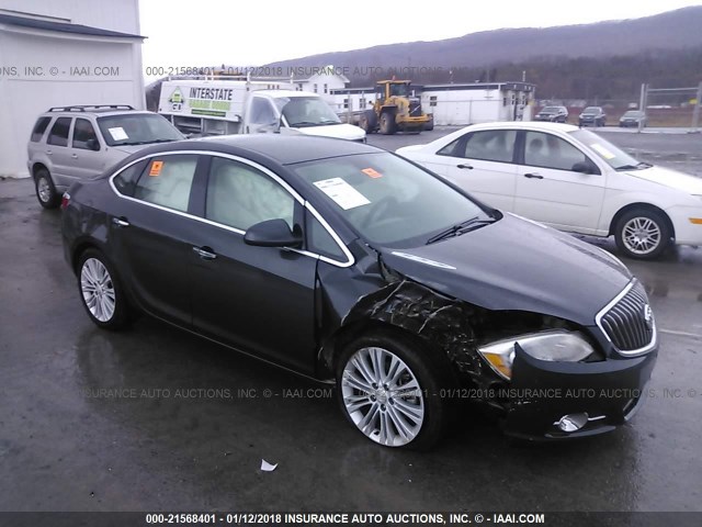 1G4PP5SK6E4174785 - 2014 BUICK VERANO GRAY photo 1