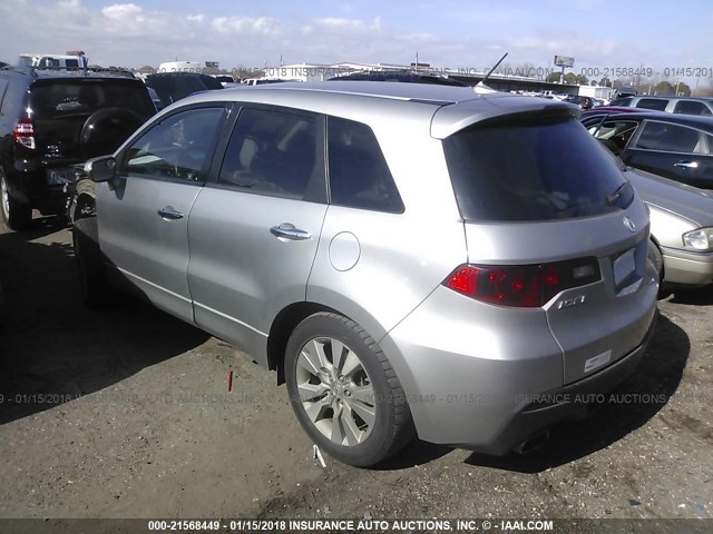 5J8TB2H22BA001299 - 2011 ACURA RDX GRAY photo 3