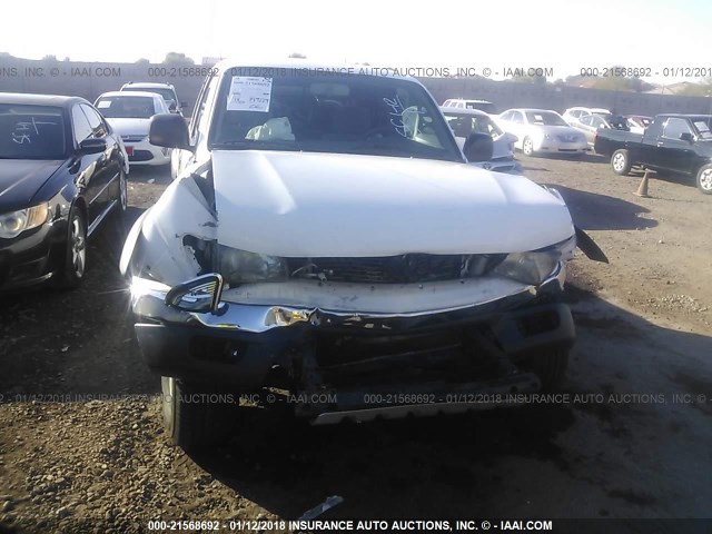 5TEHN72NX3Z302809 - 2003 TOYOTA TACOMA DOUBLE CAB თეთრი ფოტო 6