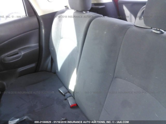 3N1CE2CP4EL412034 - 2014 NISSAN VERSA NOTE S/S PLUS/SV/SL RED photo 8